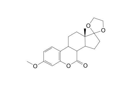 17,17-ETHYLENEDIOXY-3-METHOXY-6-OXA-8-ALPHA-ESTRA-1,3,5(10)-TRIEN-7-ONE