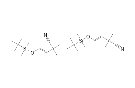 2,2-DIMETHYL-4-(TERT.-BUTYLDIPHENYLSILYL)-BUT-3-EN-NITRILE