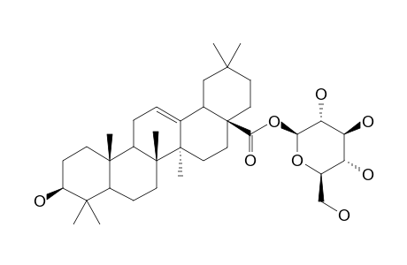 28-O-GLUCOPYRANOSYL-OLEANOLIC-ACID-ESTER