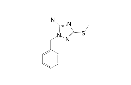 5-Amino-1-benzyl-3-methylthio-1,2,4-triazole