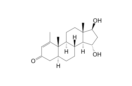 (5-alpha,15-alpha,17-beta)-15,17-dihydroxy-1-methylandrostane-1-ene-3-one