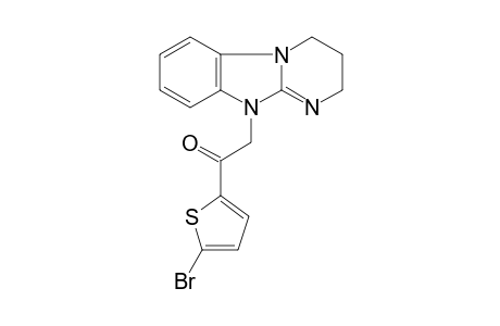 1-(5-Bromo-2-thienyl)-2-(3,4-dihydropyrimido[1,2-a]benzimidazol-10(2H)-yl)ethanone