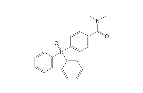 N,N-DIMETHYL-p-(DIPHENYLPHOSPHINYL)BENZAMIDE