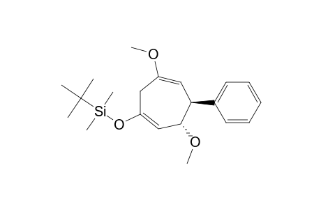 2-TERT.-BUTYL-DIMETHYL-SILOXY-4,7-DIMETHOXY-6-PHENYL-CYCLOHEPTA-1,4-DIENE