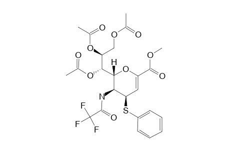 METHYL-7,8,9-TRI-O-ACETYL-2,6-ANHYDRO-3,5-DIDEOXY-4-S-PHENYL-4-THIO-5-[(TRIFLUOROACETYL)-AMINO]-D-GLYCERO-D-TALO-NON-2-ENONATE