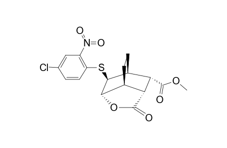 Methyl-(2sr, 10RS)-2-(4'-chlor-2'-nitrophenylthio)-4-oxa-5-oxotricyclo-[4.3.1.0(3,7)]-decan-10-carboxylate