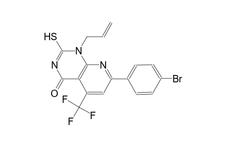 pyrido[2,3-d]pyrimidin-4(1H)-one, 7-(4-bromophenyl)-2-mercapto-1-(2-propenyl)-5-(trifluoromethyl)-