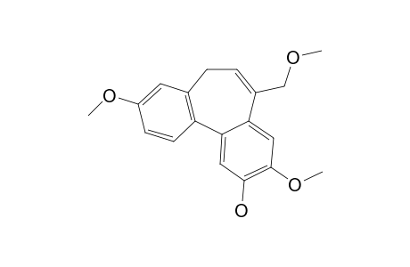 9,12-DI-O-METHYLSUBAMOL;3,9-DIMETHOXY-7-METHOXYMETHYL-5-H-DIBENZO-[A.C]-[7]-ANNULEN-10-OL