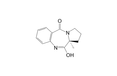 1,2,5,10,11,11A-HEXAHYDRO-11A-METHYL-3H-PYRROLO-[2,1-C]-[1,4]-BENZODIAZEPINE-5,11-DIONE