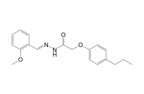 Acetic acid, 2-(4-propylphenoxy)-, N'-[(2-methoxyphenyl)methylidene]hydrazide