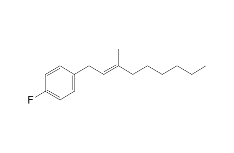 1-Fluoro-4-[(E)-3-methylnon-2-enyl]benzene