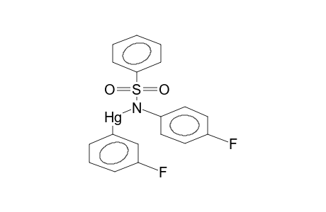 N-(META-FLUOROPHENYLMERCURO)-N-(PARA-FLUOROPHENYL)BENZENSULPHONYLAMIDE