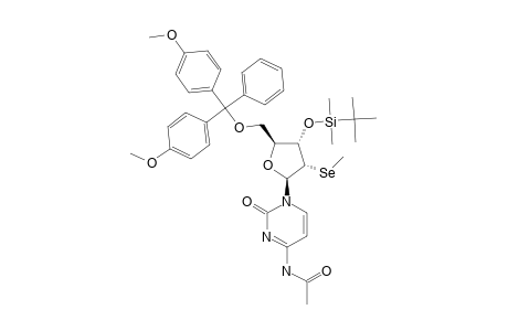 N(4)-ACETYL-3'-O-TERT.-BUTYLDIMETHYLSILYL-5'-O-(4,4'-DIMETHOXYTRITYL)-2'-DEOXY-2'-SELENIUM-METHYLCYTIDINE