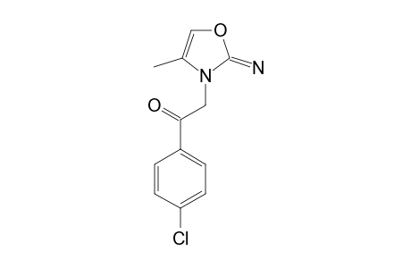 2-IMINO-4-METHYL-3-(4'-CHLORO-PHENACYL)-2,3-DIHYDRO-OXAZOLE