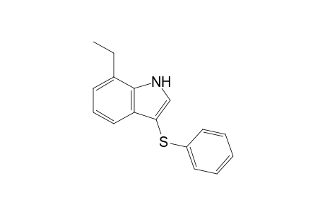 7-Ethyl-3-(phenylthio)-1H-indole