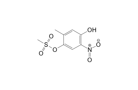 1,4-Benzenediol, 2-methyl-5-nitro-, 1-methanesulfonate