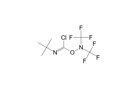 1-(BISTRIFLUOROMETHYLAMINO-OXY)-1-CHLORO-3,3-DIMETHYL-2-AZABUT-1-ENE