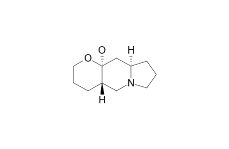 3,4,4A,5,7,8,9,9A,10,10A-DECAHYDRO-2H-PYRANO-[3,2-F]-INDOLIZIN-10A-OL