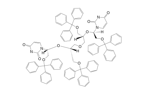 16;5',5'''-DIDEOXY-5',5'''-OXY-2',2''',3',3'''-TETRAKIS-O-(TRIPHENYLMETHYL)-BIS-(2',3'-SECOURIDINE);1,1'-[OXYBIS-[(R)-1-[(TRIPHENYLMETHOXY)-METHYL]-ETHANE-2,1