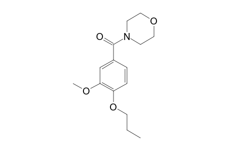 4-(3-Methoxy-4-propoxybenzoyl)morpholine