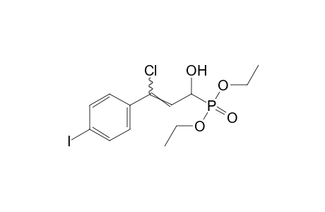 (gamma-CHLORO-alpha-HYDROXY-p-IODOCINNAMYL)PHOSPHONIC ACID, DIETHYL ESTER