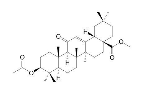 METHYL-3-BETA-O-ACETYL-11-OXO-18-BETA-OLEANOLATE