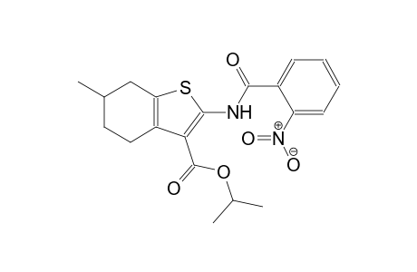 isopropyl 6-methyl-2-[(2-nitrobenzoyl)amino]-4,5,6,7-tetrahydro-1-benzothiophene-3-carboxylate