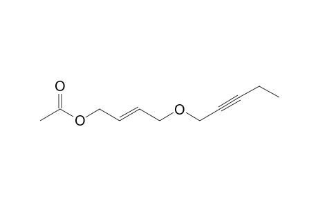 1-(Pent-2-yn-1-oxy)but-2-en-4-yl Acetate