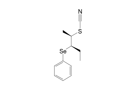 ERYTHRO-(BETA-THIOCYANATO-ALPHA-ETHYL-PROPYL)-PHENYLSELENIDE