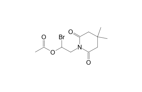 2,6-Piperidinedione, 1-[2-(acetyloxy)-2-bromoethyl]-4,4-dimethyl-