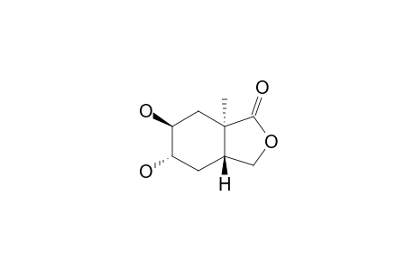 (3ARS,5SR,6SR,7ASR)-5,6-DIHYDROXY-7A-METHYL-PERHYDRO-ISOBENZOFURANONE