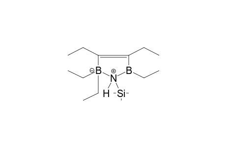 1,2,5-Azoniadiboratole, 2,2,3,4,5-pentaethyl-2,5-dihydro-1-trimethylsilyl-