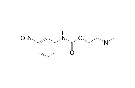 m-nitrocarbanilic acid, 2-(dimethylamino)ethyl ester