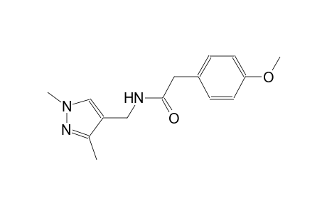 N-[(1,3-dimethyl-1H-pyrazol-4-yl)methyl]-2-(4-methoxyphenyl)acetamide