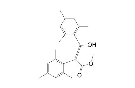 3-Hydroxy-2,3-dimesityl-Z-acrylic acid, methyl ester