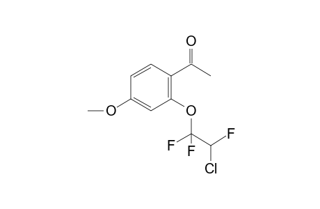 2'-(2-chloro-1,1,2-trifluoroethoxy)-4'-methoxyacetophenone