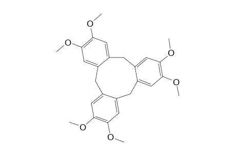 10,15-Dihydro-2,3,7,8,12,13-hexamethoxy-5H-tribenzo-[a,d,g]-cyclononene