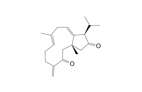 (1R*,12R*)-DOLABELLA-4(16),7,10-TRIENE-3,13-DIONE