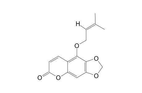 5-(3-METHYL-2-BUTENYLOXY)-6,7-METHYLENEDIOXYCOUMARIN