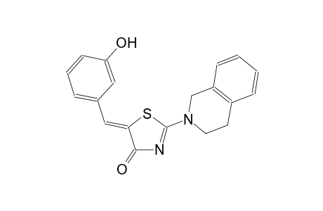 (5Z)-2-(3,4-dihydro-2(1H)-isoquinolinyl)-5-(3-hydroxybenzylidene)-1,3-thiazol-4(5H)-one