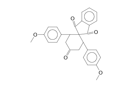 3,5-bis(4-methoxyphenyl)spiro[cyclohexane-4,2'-indane]-1,1',3'-trione