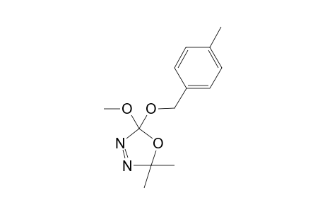 2-(4-Methylbenzyloxy)-2-methoxy-5,5-dimethyl-1,2,4-oxadiazoline