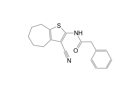 N-(3-cyano-5,6,7,8-tetrahydro-4H-cyclohepta[b]thien-2-yl)-2-phenylacetamide