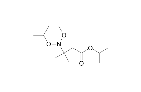 Butanoic acid, 3-[methoxy(1-methylethoxy)amino]-3-methyl-, 1-methylethyl ester