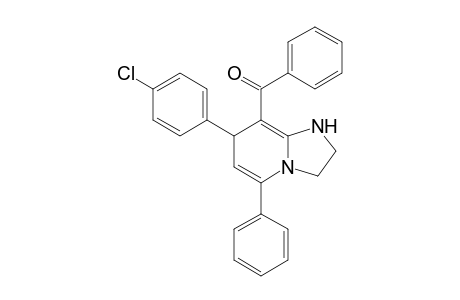 8-Benzoyl-7-(4-chlorophenyl)-5-phenyl-1,2,3,7-tetrahydroimidazo[1,2-a]pyridine