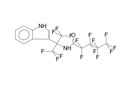 3-(ALPHA-PERFLUOROPENTANOYLAMIDOHEXAFLUOROISOPROPYL)INDOLE