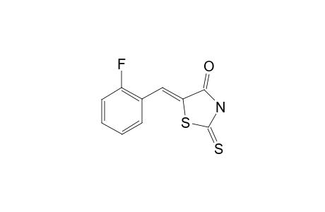 (5Z)-5-(2-FLUOROBENZYLIDENE)-2-THIOXO-1,3-THIAZOLIDIN-4-ONE