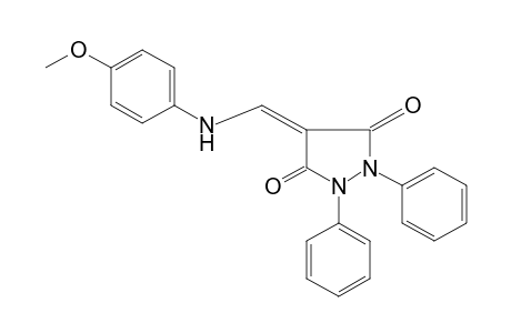 1,2-diphenyl-4-[(p-methoxyanilino)methylene]-3,5-pyrazolindinedione