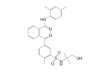 5-[4-(2,4-dimethylanilino)-1-phthalazinyl]-N-(2-hydroxy-1,1-dimethylethyl)-2-methylbenzenesulfonamide