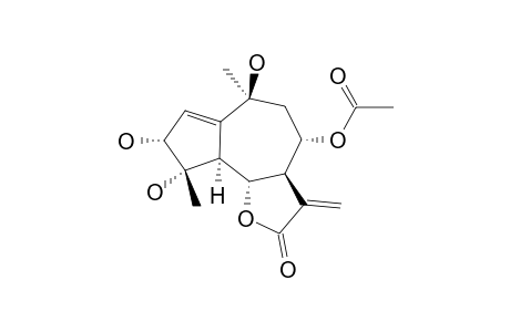 3-ALPHA,4-ALPHA,10-BETA-TRIHYDROXY-8-ALPHA-ACETOXYGUAI-1,11(13)-DIEN-6-ALPHA,12-OLIDE